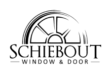 Schiebout Window & Door logo with arched window design